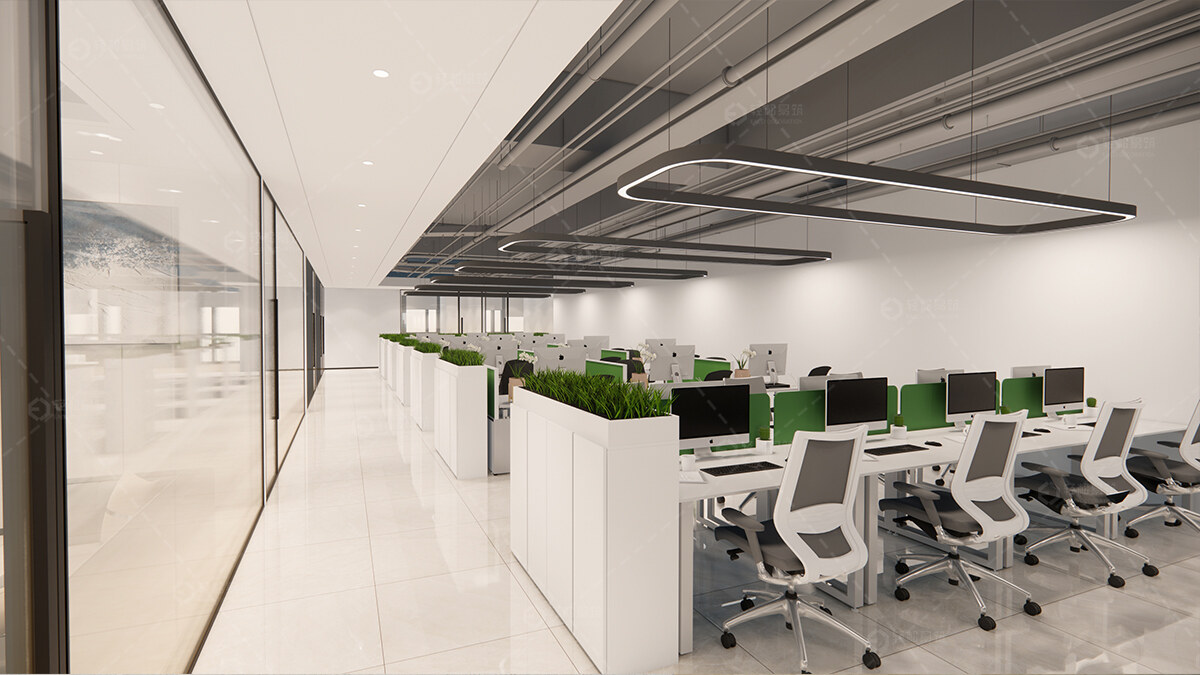 浦東新區(qū)芯片開發(fā)公司辦公室裝修設(shè)計-第2張圖片-上海古都建筑設(shè)計集團 浦東新區(qū)芯片開發(fā)公司辦公室裝修設(shè)計-第2張圖片-上海古都建筑設(shè)計集團