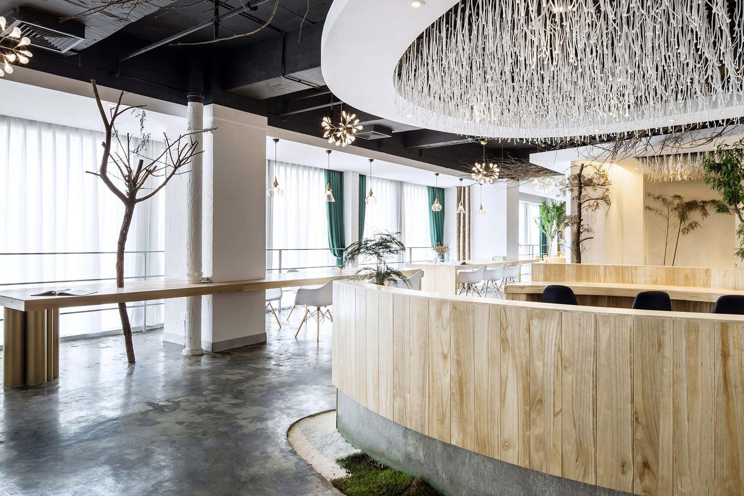 普陀區(qū)180平辦公室裝修自然風(fēng)格設(shè)計(jì)-第1張圖片-上海古都建筑設(shè)計(jì)集團(tuán) 普陀區(qū)180平辦公室裝修自然風(fēng)格設(shè)計(jì)-第1張圖片-上海古都建筑設(shè)計(jì)集團(tuán)