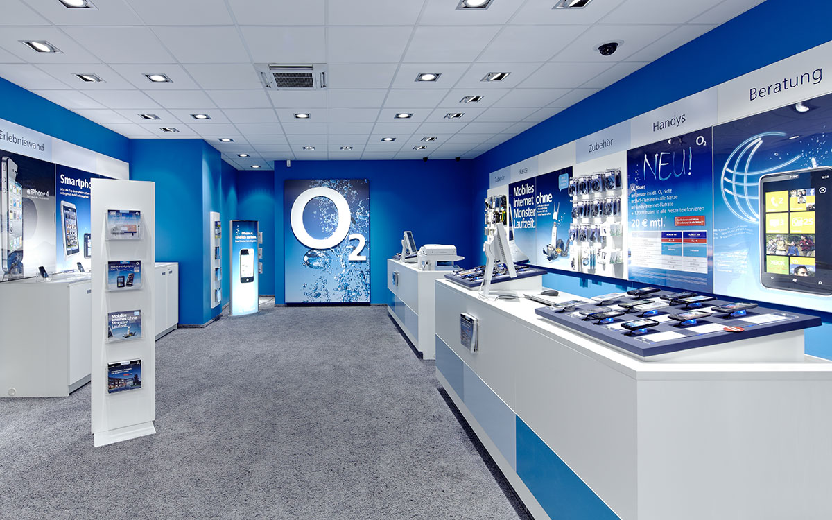 普陀區(qū)90平藍白色調手機營業(yè)廳辦公室裝修設計-第1張圖片-上海古都建筑設計集團 普陀區(qū)90平藍白色調手機營業(yè)廳辦公室裝修設計-第1張圖片-上海古都建筑設計集團