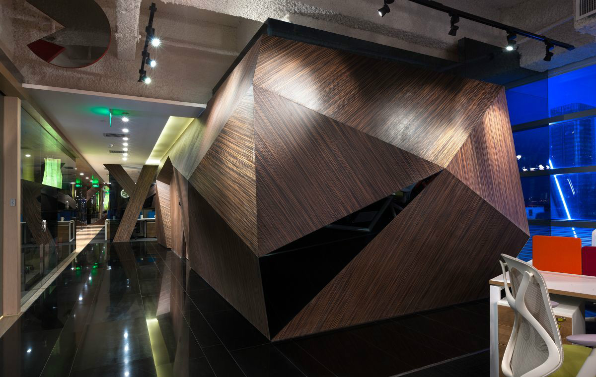 上海夜景辦公室裝修設(shè)計-第2張圖片-上海古都建筑設(shè)計集團 上海夜景辦公室裝修設(shè)計-第2張圖片-上海古都建筑設(shè)計集團