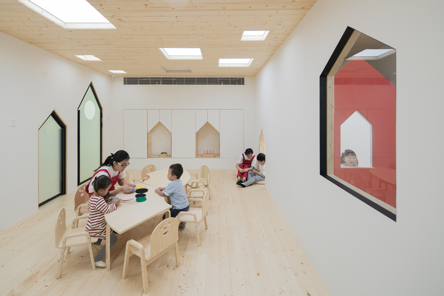 簡潔早教機構(gòu)辦公室裝修設計-第5張圖片-上海古都建筑設計集團 簡潔早教機構(gòu)辦公室裝修設計-第5張圖片-上海古都建筑設計集團