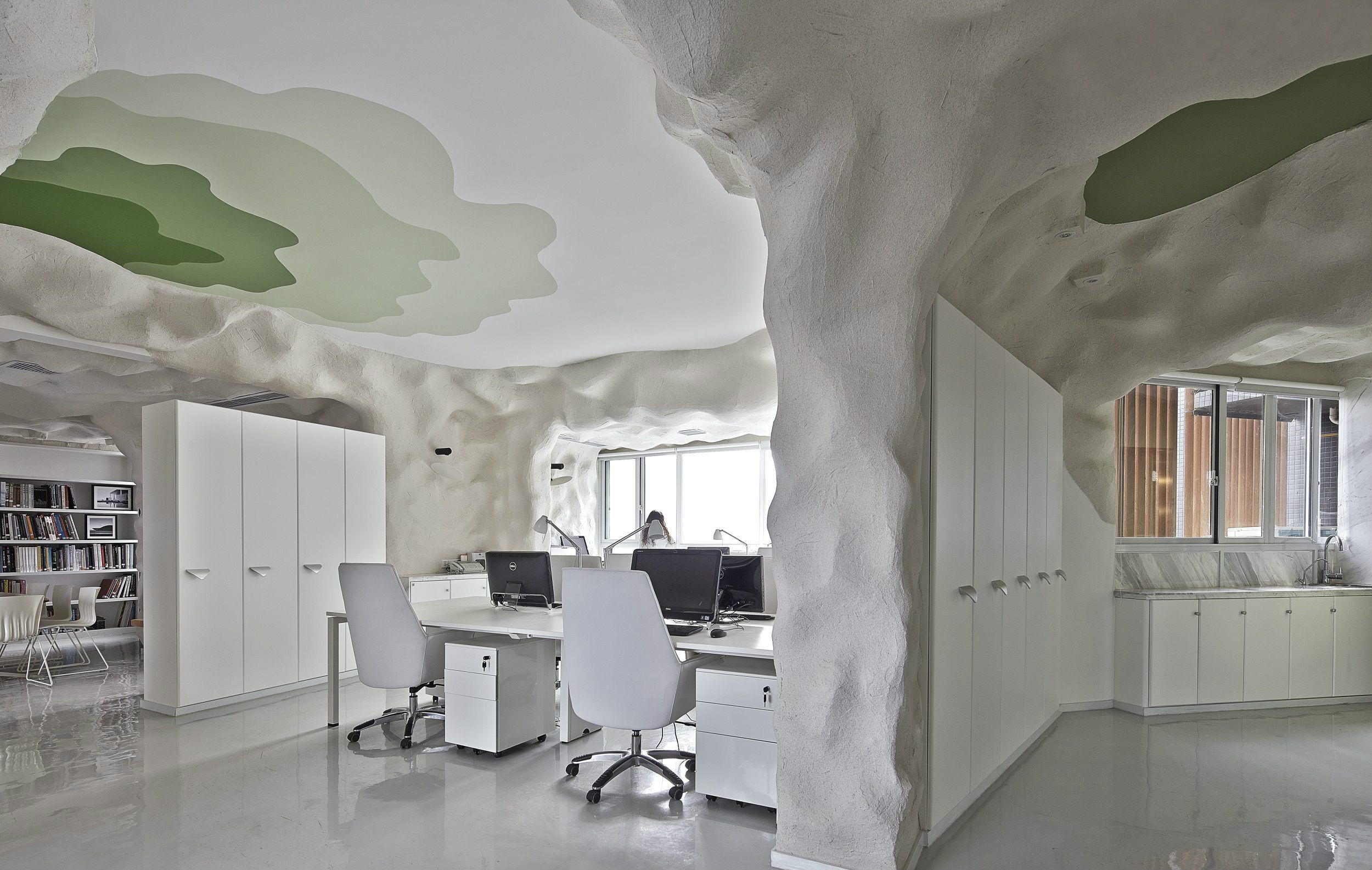 上海復古山洞風格辦公室裝修設計-第2張圖片-上海古都建筑設計集團