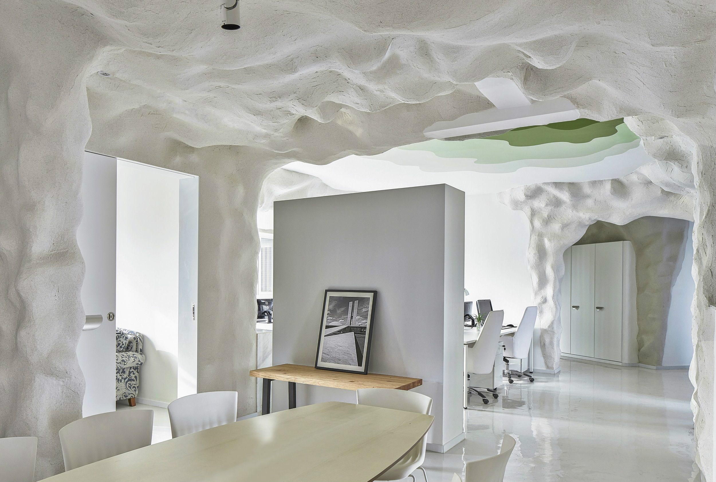 上海復古山洞風格辦公室裝修設計-第1張圖片-上海古都建筑設計集團