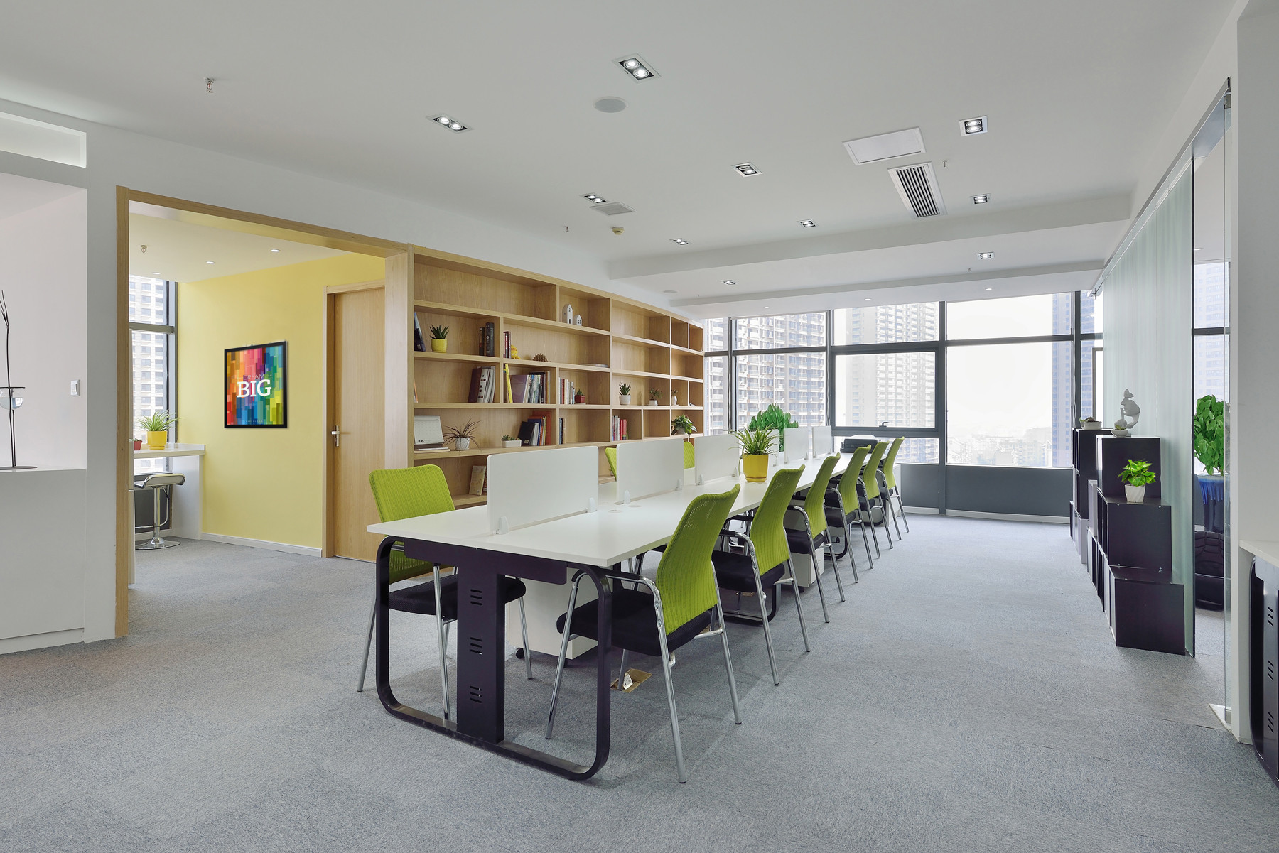 青浦區(qū)辦公室裝修簡約風(fēng)設(shè)計(jì)-第2張圖片-上海古都建筑設(shè)計(jì)集團(tuán)