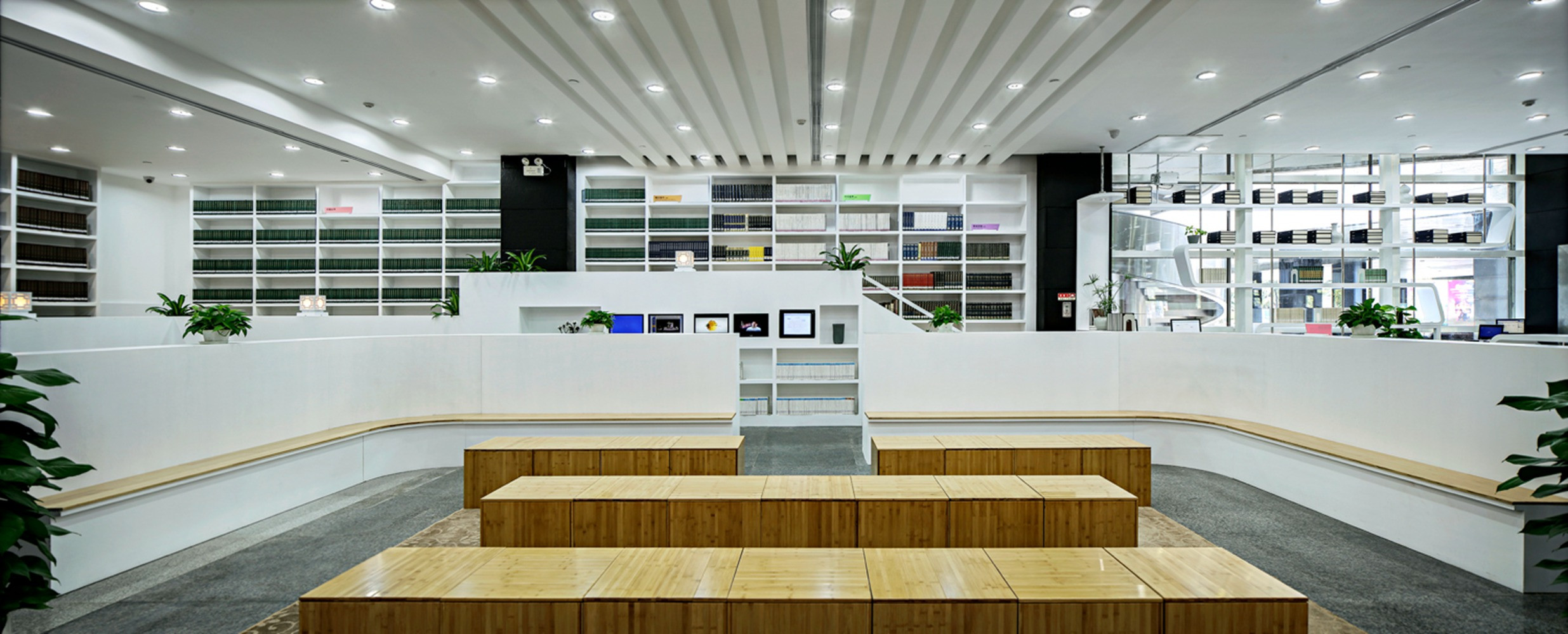 嘉定區(qū)簡(jiǎn)約風(fēng)格圖書館裝修設(shè)計(jì)-第3張圖片-上海古都建筑設(shè)計(jì)集團(tuán) 嘉定區(qū)簡(jiǎn)約風(fēng)格圖書館裝修設(shè)計(jì)-第3張圖片-上海古都建筑設(shè)計(jì)集團(tuán)