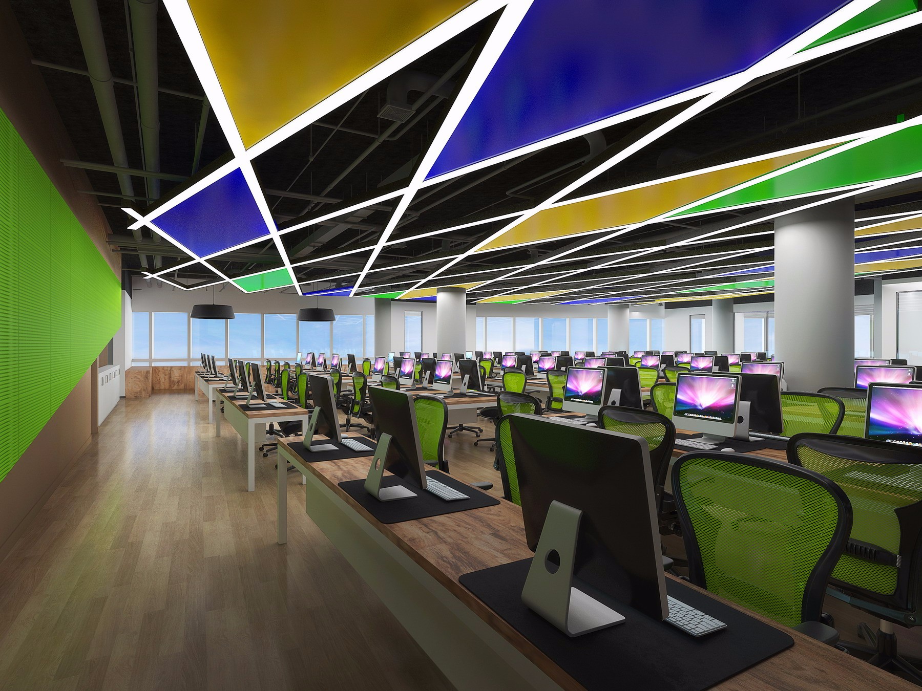 現(xiàn)代科技風(fēng)格辦公室裝修設(shè)計-第3張圖片-上海古都建筑設(shè)計集團(tuán) 現(xiàn)代科技風(fēng)格辦公室裝修設(shè)計-第3張圖片-上海古都建筑設(shè)計集團(tuán)