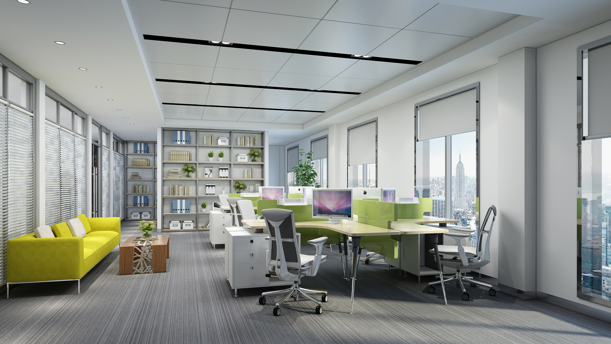 空曠明亮辦公室裝修設(shè)計-第1張圖片-上海古都建筑設(shè)計集團 空曠明亮辦公室裝修設(shè)計-第1張圖片-上海古都建筑設(shè)計集團