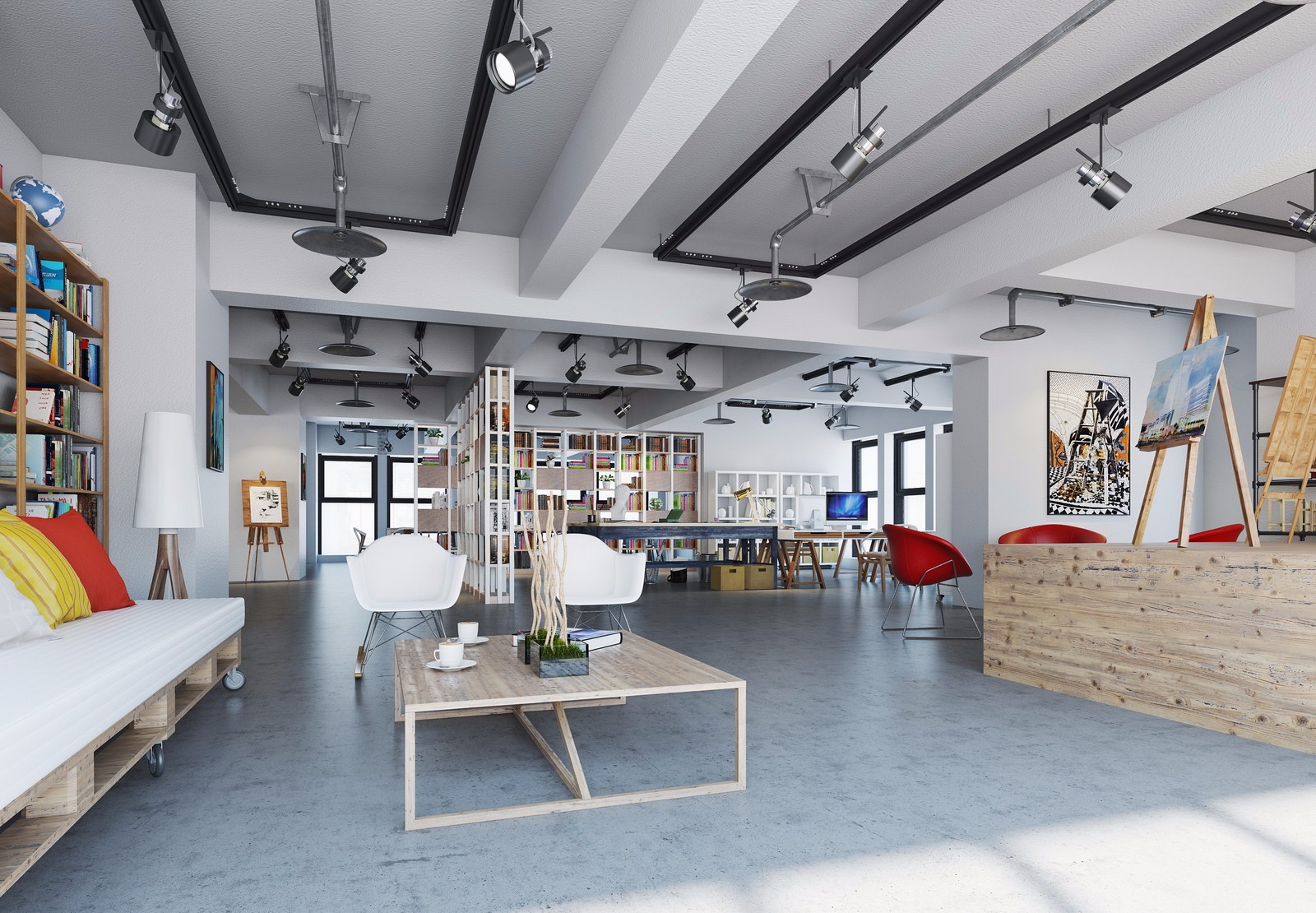 簡約明朗辦公室裝修設計-第3張圖片-上海古都建筑設計集團 簡約明朗辦公室裝修設計-第3張圖片-上海古都建筑設計集團