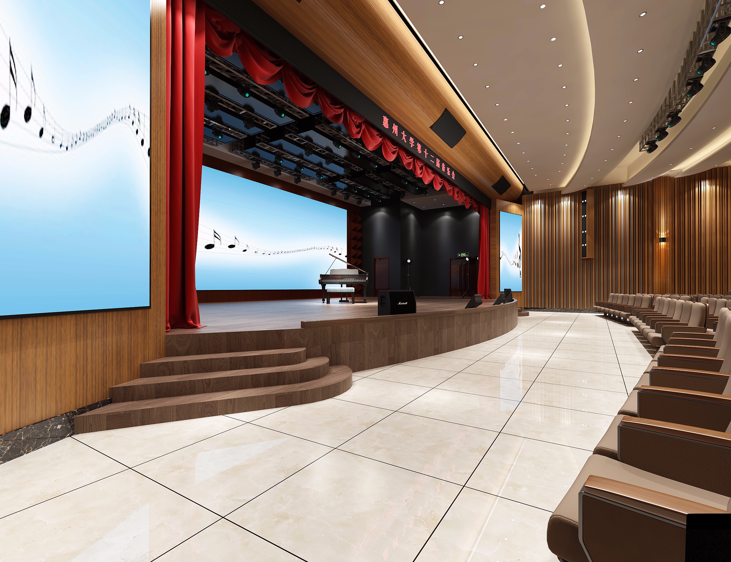 200平大型報告廳裝修設(shè)計-第4張圖片-上海古都建筑設(shè)計集團 200平大型報告廳裝修設(shè)計-第4張圖片-上海古都建筑設(shè)計集團