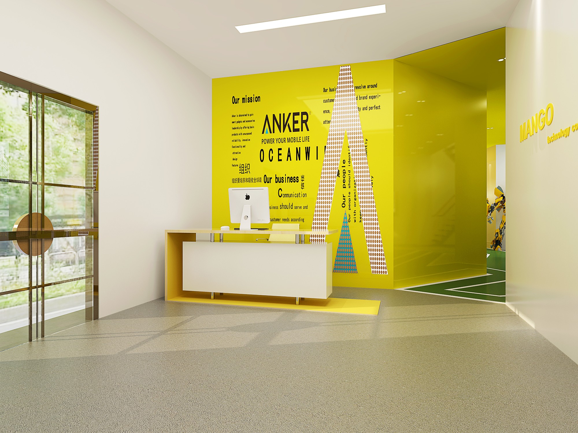 大黃蜂風格辦公室裝修設計-第1張圖片-上海古都建筑設計集團