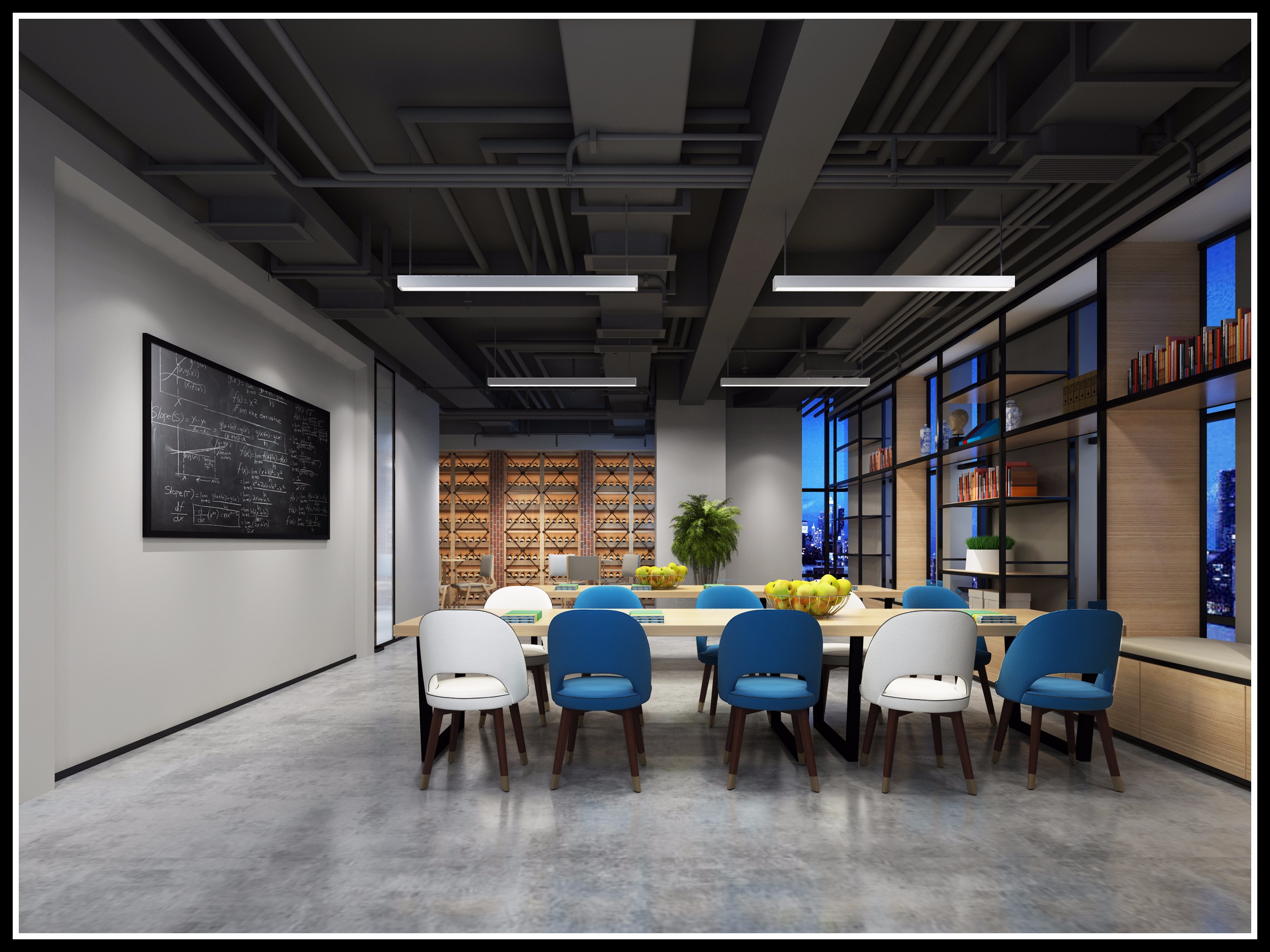 浦東新區(qū)奢華工業(yè)風(fēng)辦公室裝修設(shè)計-第6張圖片-上海古都建筑設(shè)計集團(tuán)