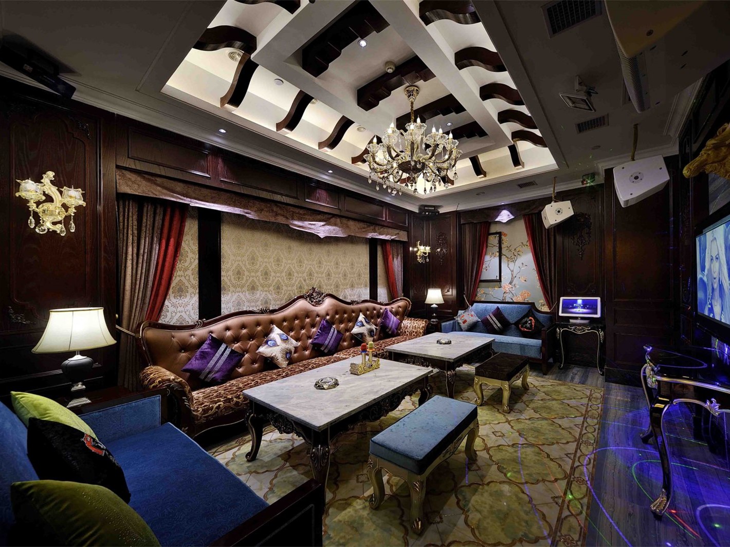 歐式復(fù)古歌廳裝修設(shè)計-第4張圖片-上海古都建筑設(shè)計集團