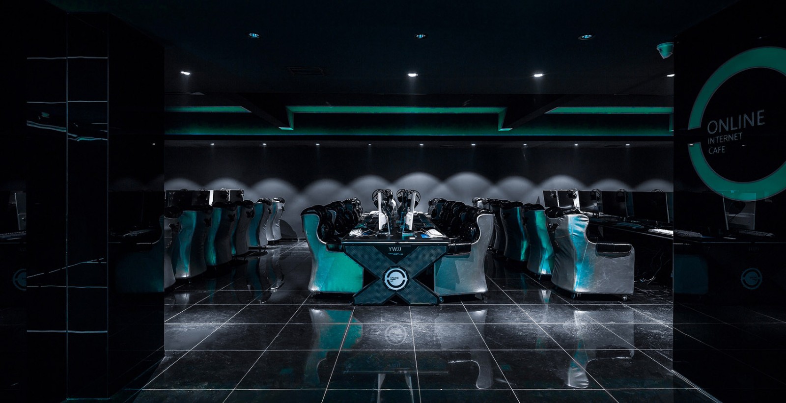 科技電競風(fēng)格網(wǎng)吧裝修設(shè)計-第1張圖片-上海古都建筑設(shè)計集團(tuán) 科技電競風(fēng)格網(wǎng)吧裝修設(shè)計-第1張圖片-上海古都建筑設(shè)計集團(tuán)