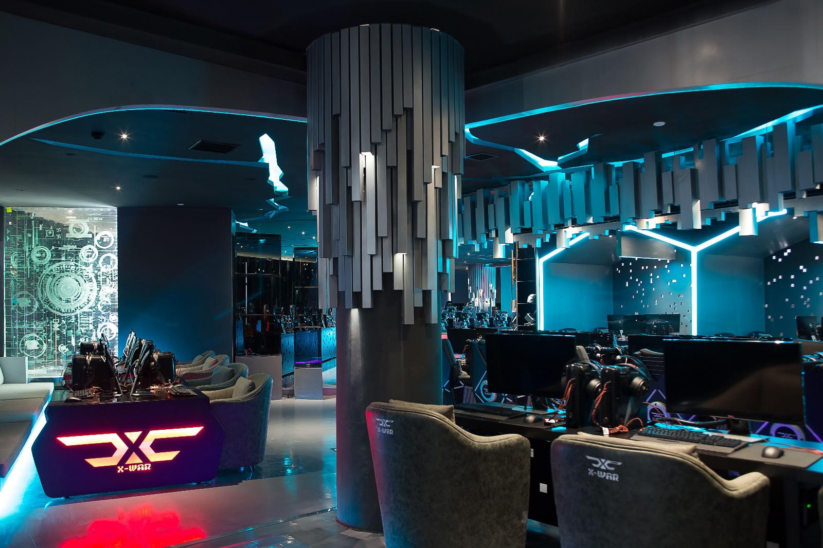 普陀區(qū)現(xiàn)代科技風(fēng)格網(wǎng)吧裝修設(shè)計(jì)-第2張圖片-上海古都建筑設(shè)計(jì)集團(tuán) 普陀區(qū)現(xiàn)代科技風(fēng)格網(wǎng)吧裝修設(shè)計(jì)-第2張圖片-上海古都建筑設(shè)計(jì)集團(tuán)