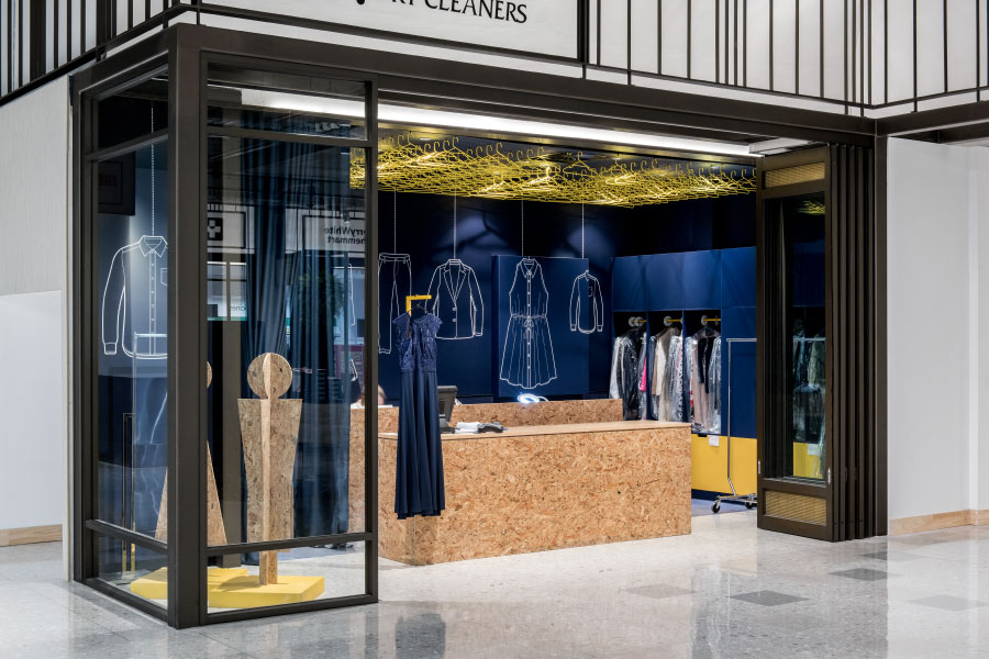清新藍(lán)調(diào)干洗店裝修設(shè)計(jì)-第1張圖片-上海古都建筑設(shè)計(jì)集團(tuán) 清新藍(lán)調(diào)干洗店裝修設(shè)計(jì)-第1張圖片-上海古都建筑設(shè)計(jì)集團(tuán)