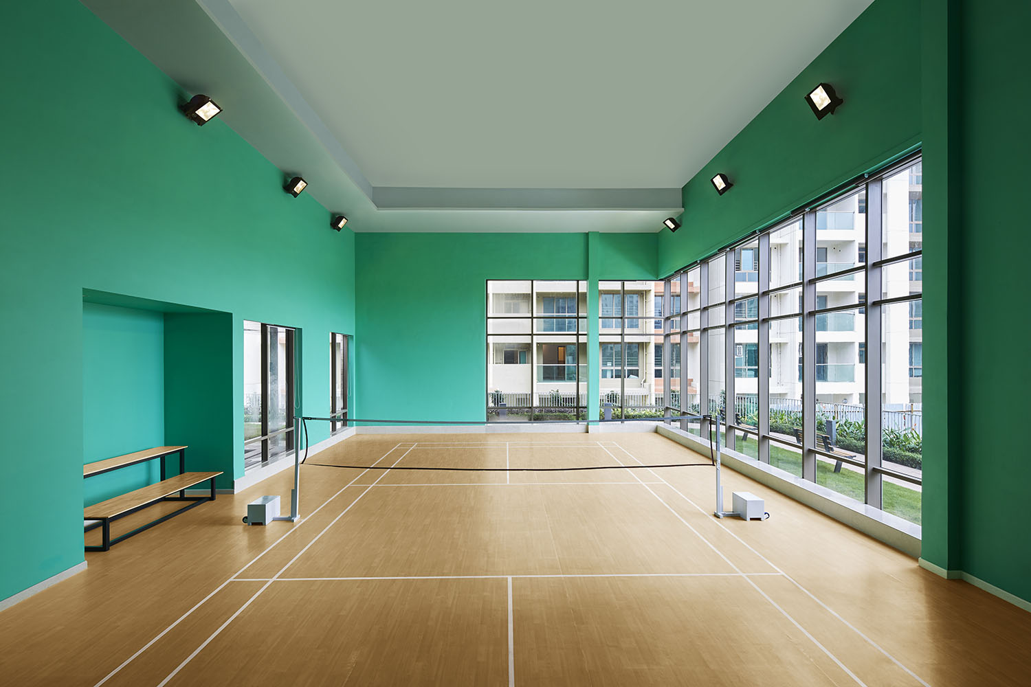 室內(nèi)小型簡約羽毛球館裝修設(shè)計-第1張圖片-上海古都建筑設(shè)計集團(tuán) 室內(nèi)小型簡約羽毛球館裝修設(shè)計-第1張圖片-上海古都建筑設(shè)計集團(tuán)