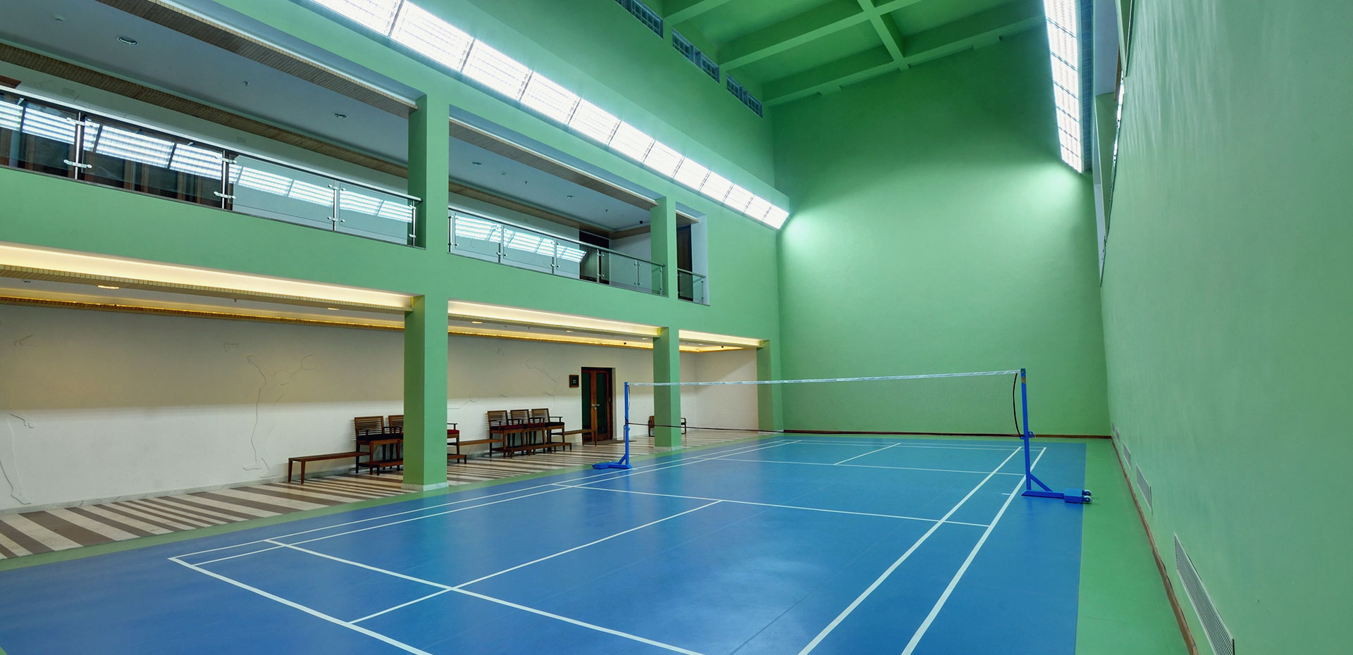 室內(nèi)小型簡約羽毛球館裝修設(shè)計-第2張圖片-上海古都建筑設(shè)計集團(tuán) 室內(nèi)小型簡約羽毛球館裝修設(shè)計-第2張圖片-上海古都建筑設(shè)計集團(tuán)