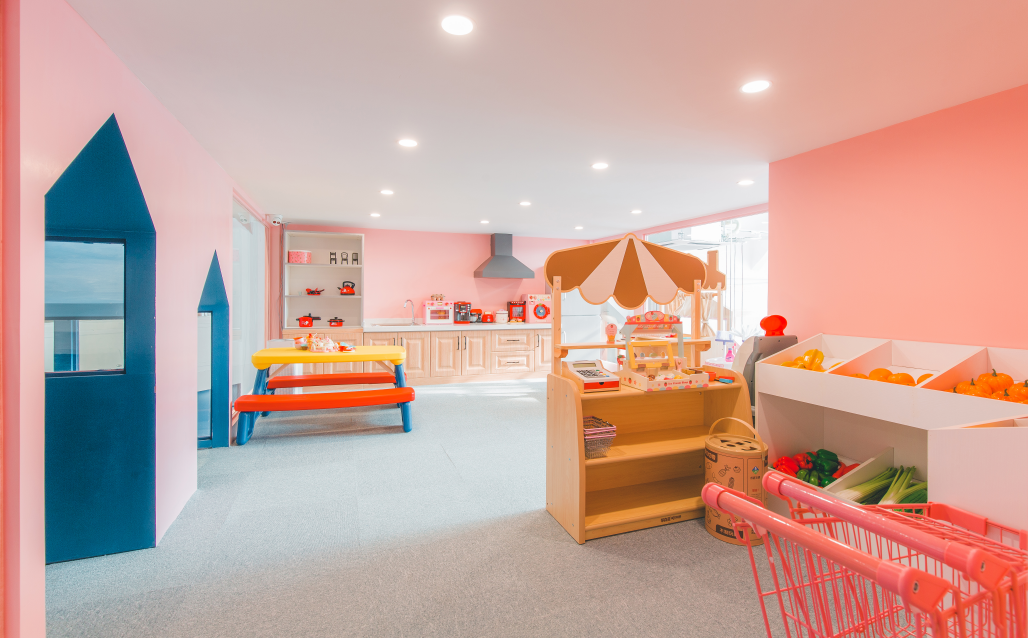 簡約溫馨親子會所裝修設(shè)計-第1張圖片-上海古都建筑設(shè)計集團(tuán)