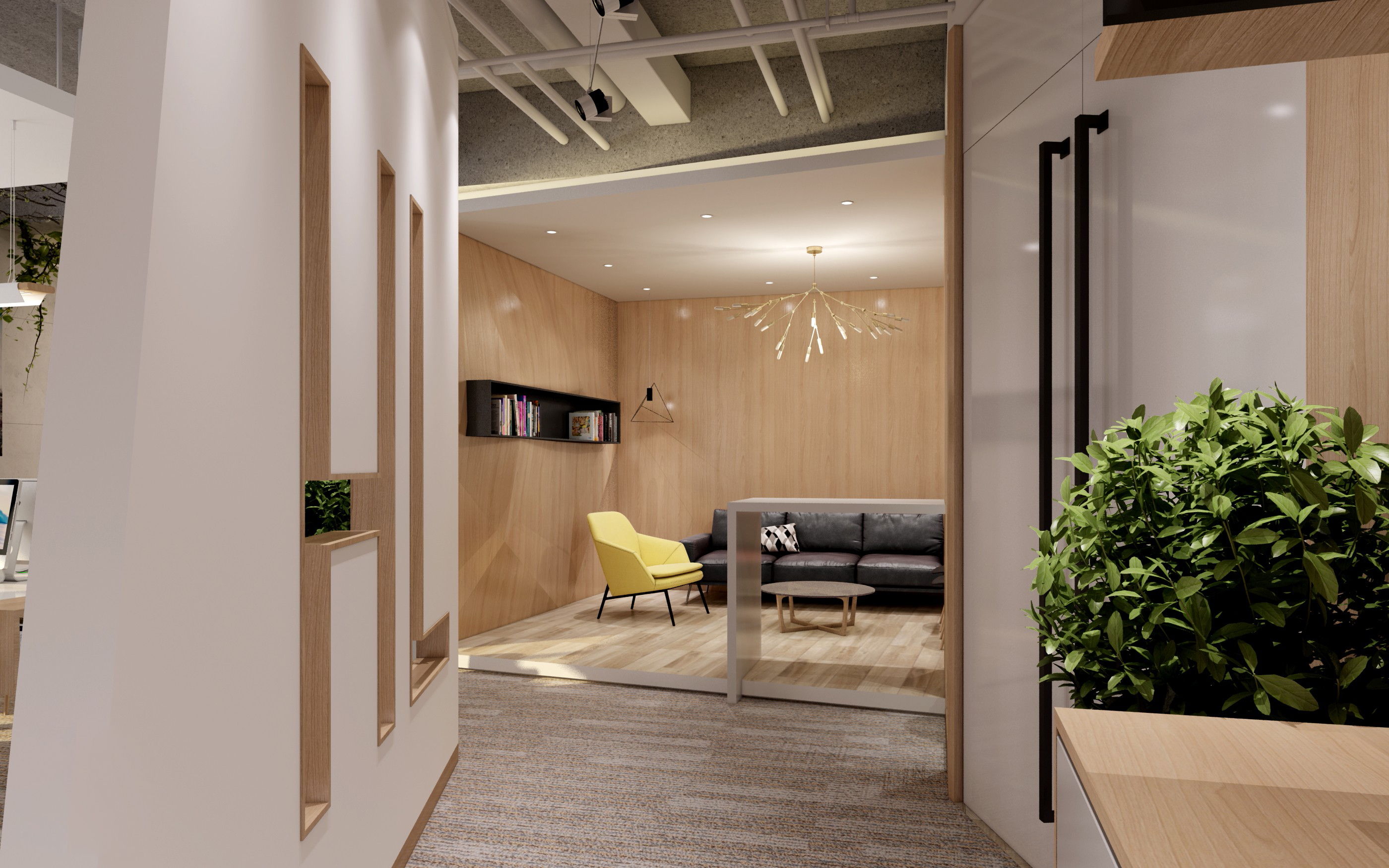 質(zhì)樸風(fēng)格辦公室裝修效果圖-第6張圖片-上海古都建筑設(shè)計集團(tuán) 質(zhì)樸風(fēng)格辦公室裝修效果圖-第6張圖片-上海古都建筑設(shè)計集團(tuán)