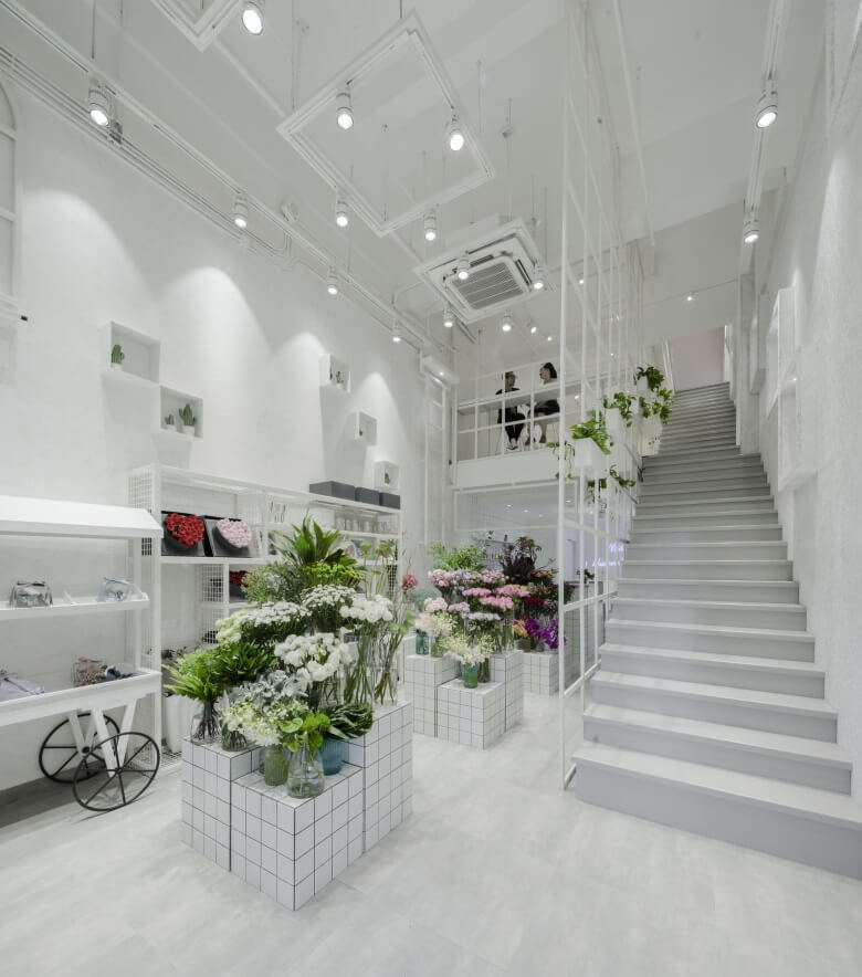 清新簡約花藝店裝修設(shè)計(jì)-第1張圖片-上海古都建筑設(shè)計(jì)集團(tuán) 清新簡約花藝店裝修設(shè)計(jì)-第1張圖片-上海古都建筑設(shè)計(jì)集團(tuán)