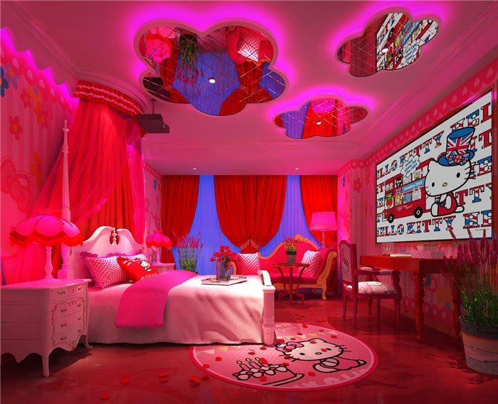 個性情侶主題酒店裝修設(shè)計-第3張圖片-上海古都建筑設(shè)計集團(tuán)