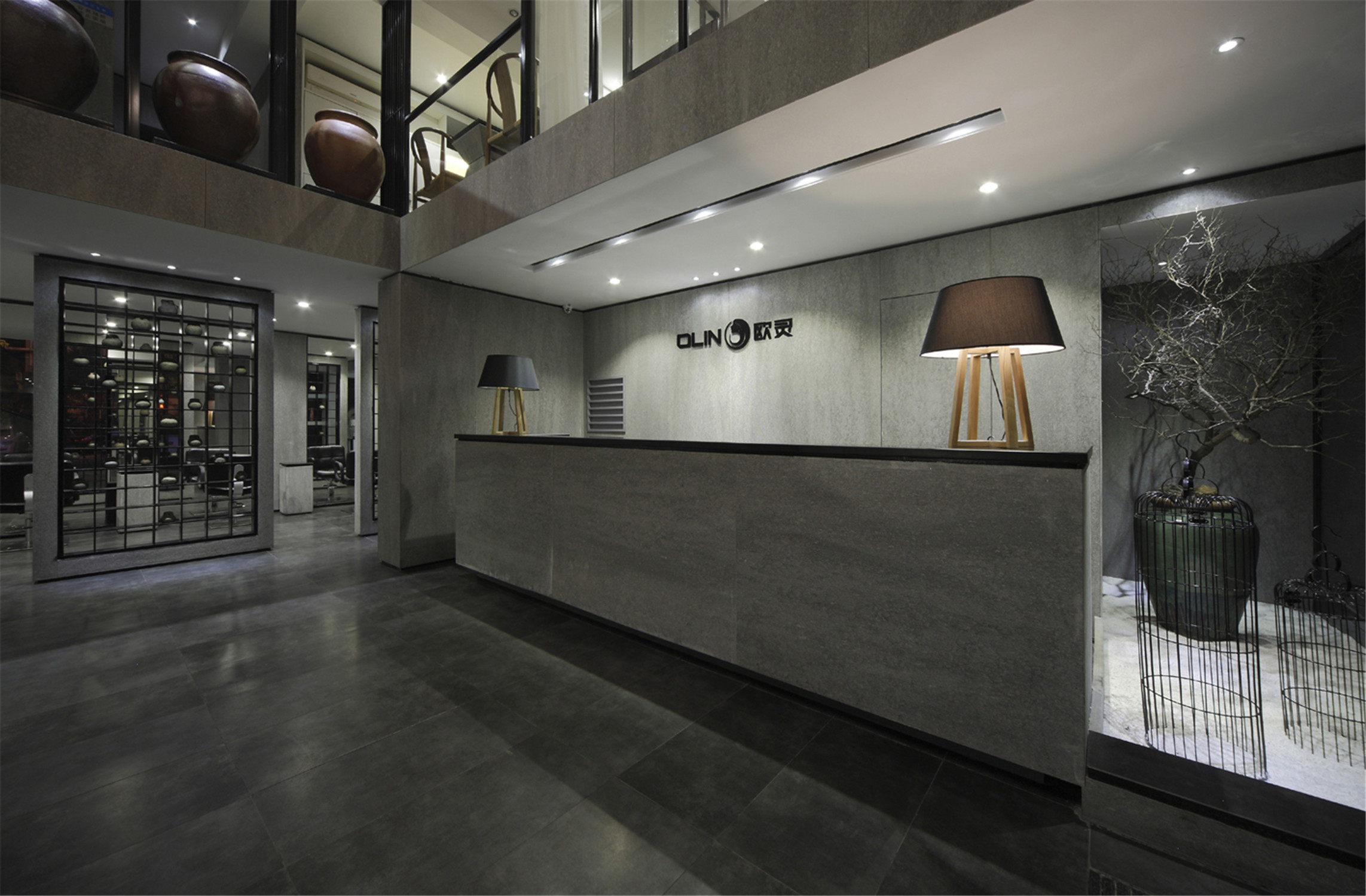 復(fù)式風(fēng)格理發(fā)店裝修設(shè)計-第5張圖片-上海古都建筑設(shè)計集團