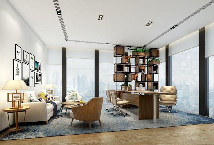 奢華經理辦公室裝修設計-第3張圖片-上海古都建筑設計集團 奢華經理辦公室裝修設計-第3張圖片-上海古都建筑設計集團