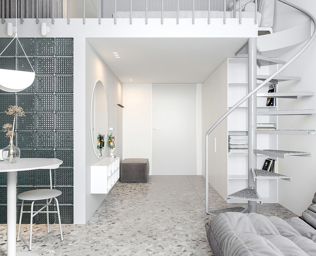 復(fù)式小公寓樓裝修設(shè)計-第1張圖片-上海古都建筑設(shè)計集團